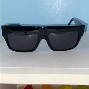 Céline Paris ZZ Top Black Sunglasses polarized